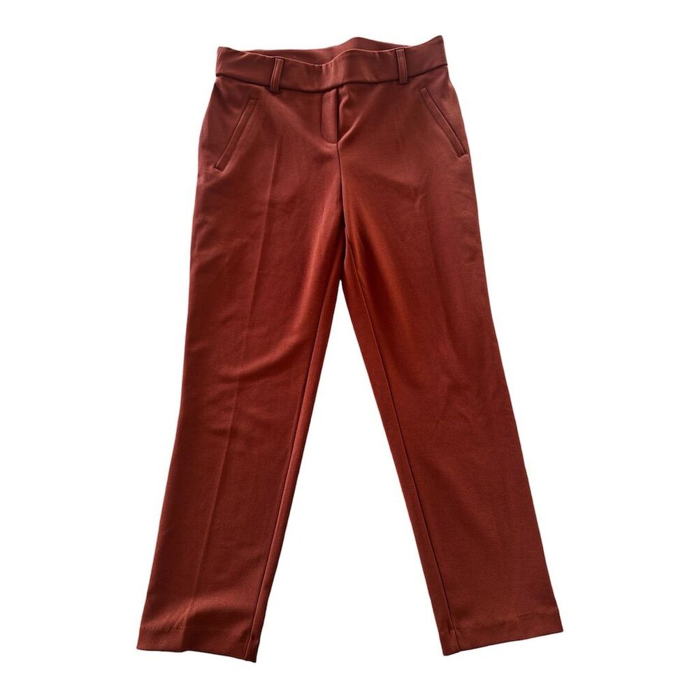 Jules & Leopold Women's Dress Pants Size S Orange Rust Color